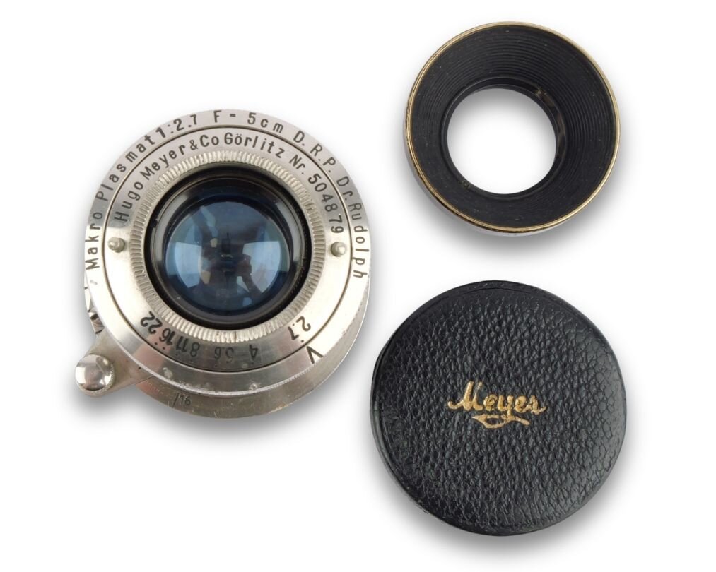 Hugo Meyer und Görlitz - Makro Plasmat f2.7/5cm für Leica M39 bei JBV Foto