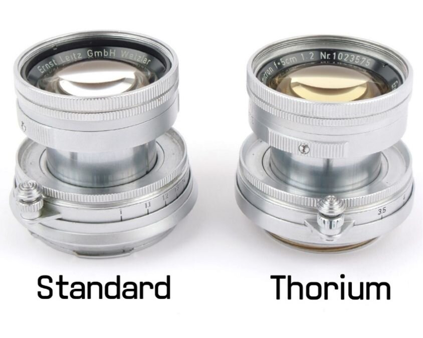 Leica Summicron f2 5cm mit Standard- und Thoriumglas