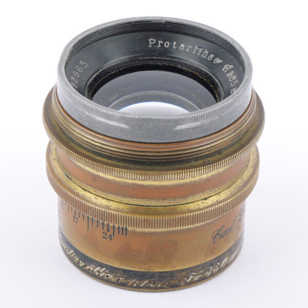 Zeiss Jena Anastigmatlinse 12,5/350mm Brass Lens