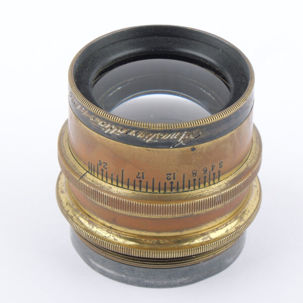 Zeiss Jena Anastigmatlinse 12,5/350mm Brass Lens