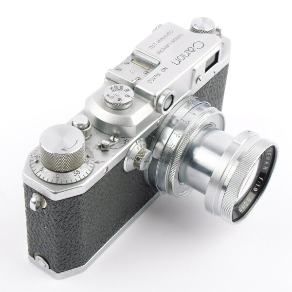 Canon IIb ,made in occupied japan, w. Canon Serenar 1.9/50mm