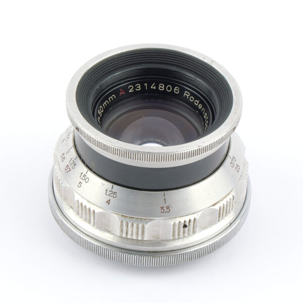 Rodenstock Rectaflex Heliogon 1.9/50mm A Rectaflex Lens RARE