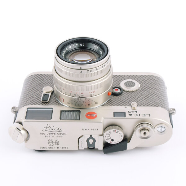 Leica M6 Platin 150 Jahre Optik 1891 Summicron 2/50mm 10483