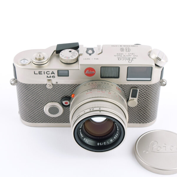 Leica M6 Platin 150 Jahre Optik 1891 Summicron 2/50mm 10483