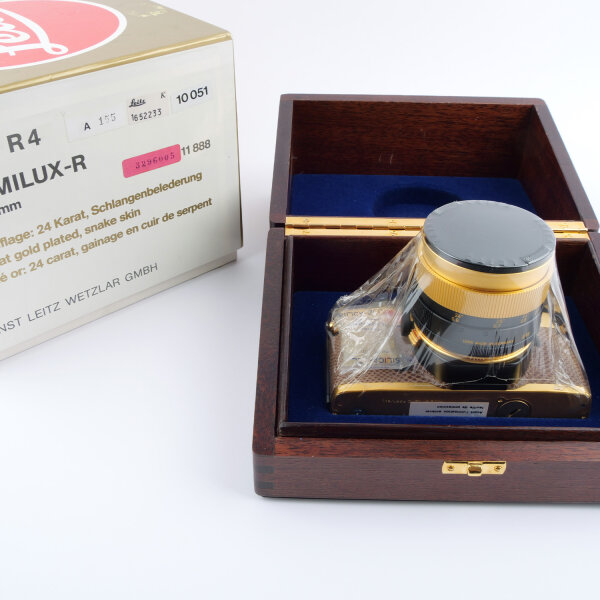 Leica R4 Gold Summilux 1.4/50 24K Gold Edition SEALED