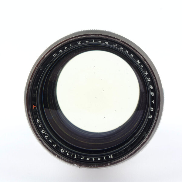 Carl Zeiss Jena Biotar 1.5/7,5cm T Exakta CLEAN GLASS
