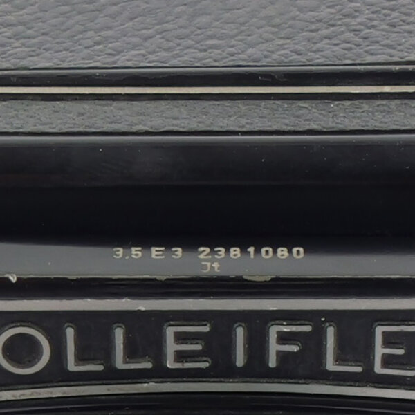 Rolleiflex 3.5 E3 Italy Export Version ,,Jt,, Planar 3.5/75mm
