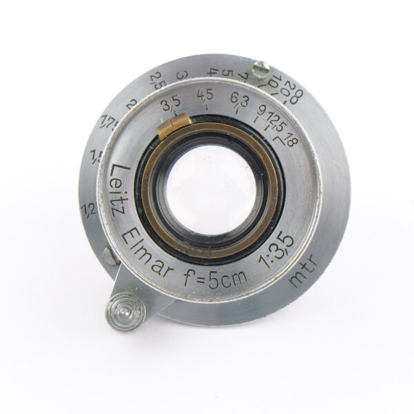 Leica IIIc mod. IIIF Selftimer Sharkskin w. Elmar 3.5/5cm NOTTESTED