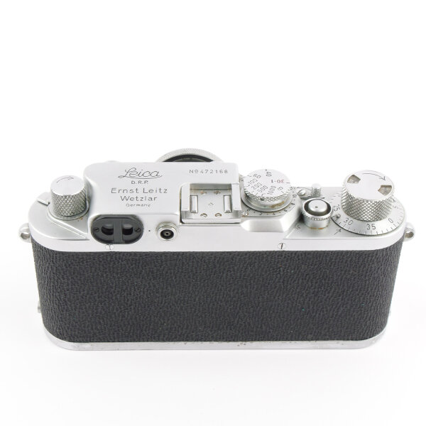 Leica IIIc mod. IIIF Selftimer Sharkskin w. Elmar 3.5/5cm NOTTESTED