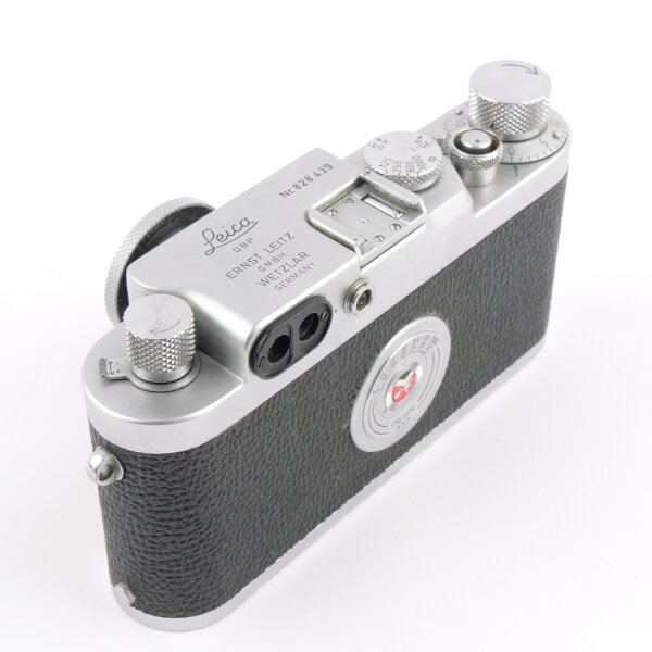 Leica IIIG w. Elmar 3.5/5cm Red Scale EARLY 1956