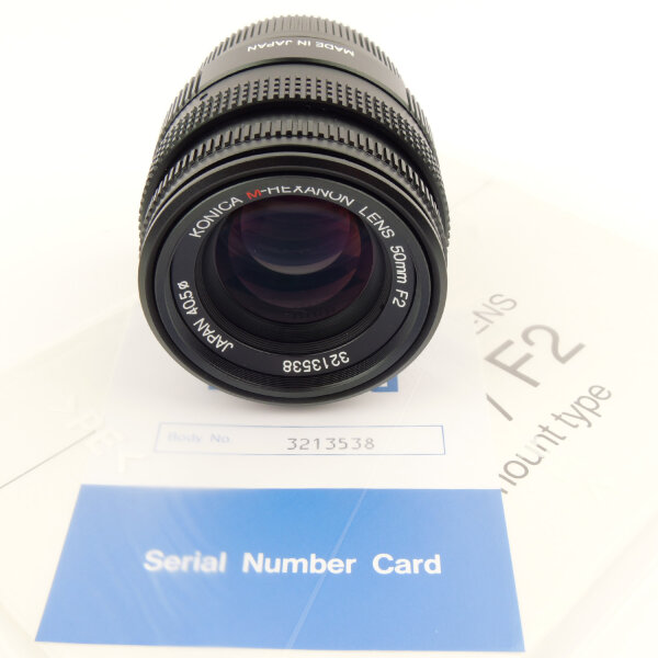 Konica Hexar RF Black Set NOS MINT