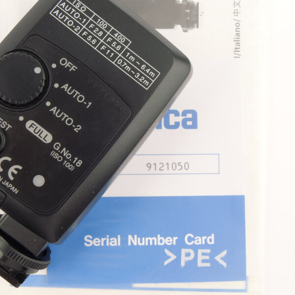 Konica Hexar RF Black Set NOS MINT