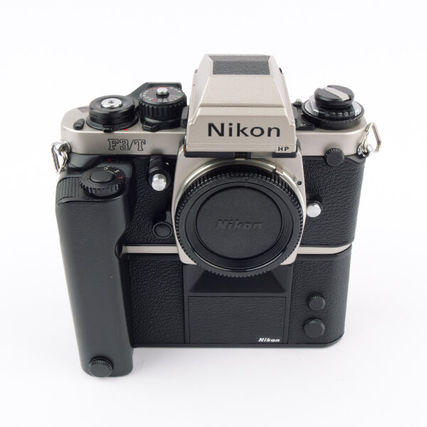 Nikon F3/T HP Titanium w. MD-4 NEAR MINT