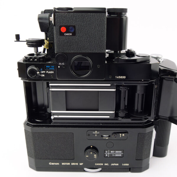 Canon F1 Servo EE Motor Drive 1.4/50mm SSC Outfit NEAR MINT