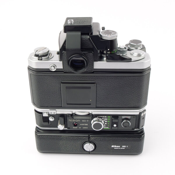 Nikon F2 Photomic A + MD-2 + MB-1 + DP-1 + DL-1 w. Nikkor Ai 1.8/50mm