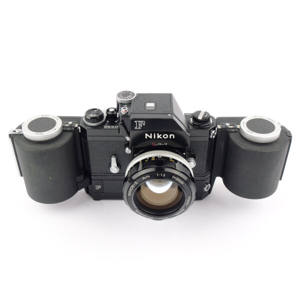 Nikon F FTN Black Paint + Motor Drive F250 + Nikkor-S 1.2/55mm Oufit
