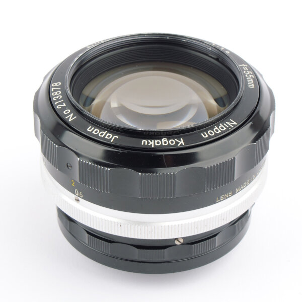 Nikon F FTN Black Paint + Motor Drive F250 + Nikkor-S 1.2/55mm Oufit