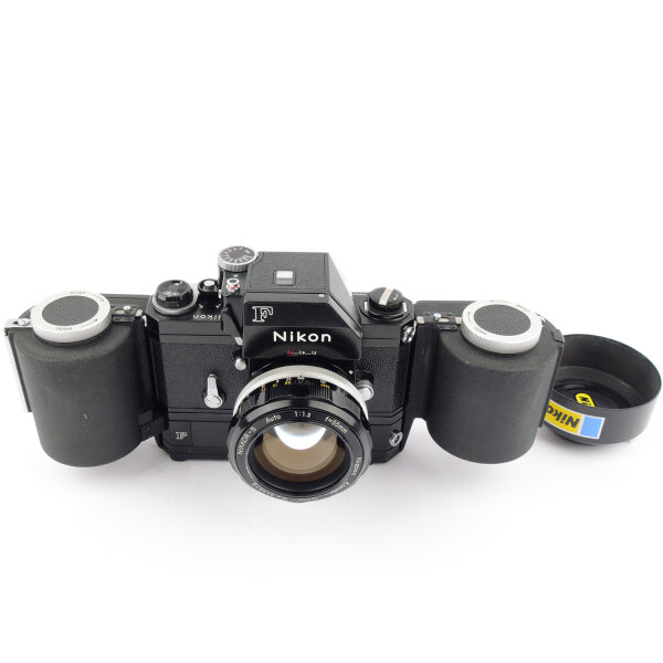 Nikon F FTN Black Paint + Motor Drive F250 + Nikkor-S 1.2/55mm Oufit