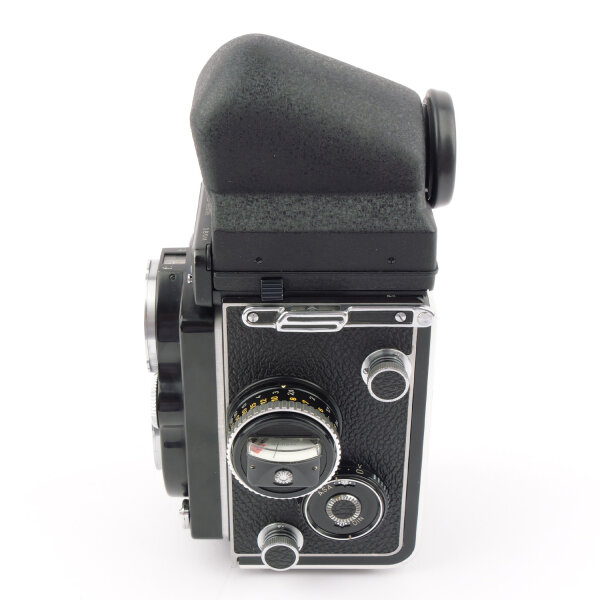 Rolleiflex 3.5F model 3 12/24 w. Planar 3.5/75 6-Element + Eye Level Prism Finder