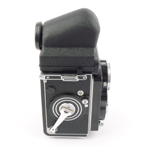 Rolleiflex 3.5F model 3 12/24 w. Planar 3.5/75 6-Element + Eye Level Prism Finder