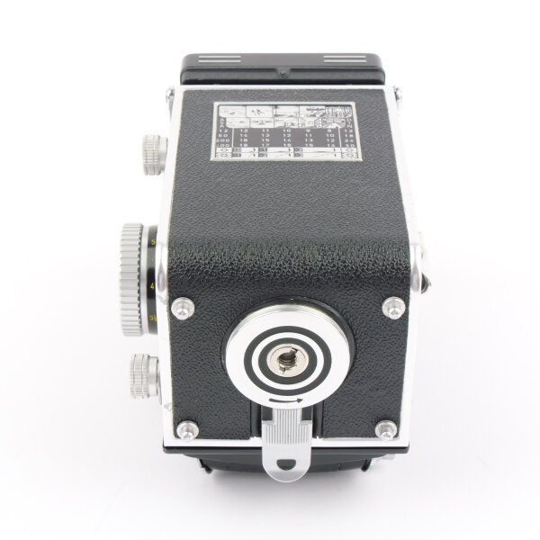 Rolleiflex T Tessar 3.5/75mm w. Hood near MINT