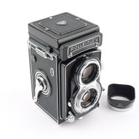 Rolleiflex T Tessar 3.5/75mm w. Hood near MINT