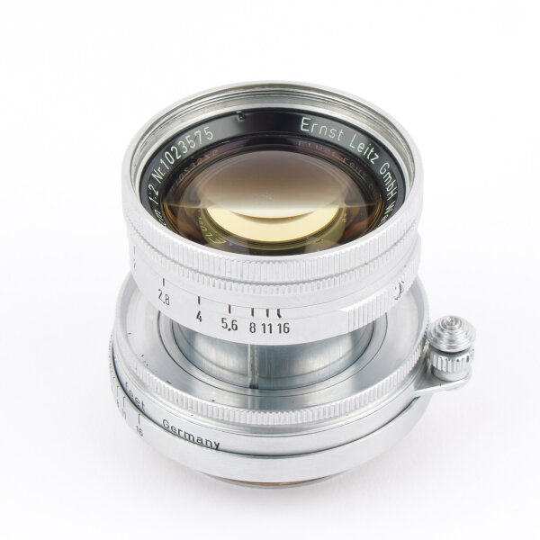 Leica Summicron 2/5cm Yellow Coating Thorium Glass M39