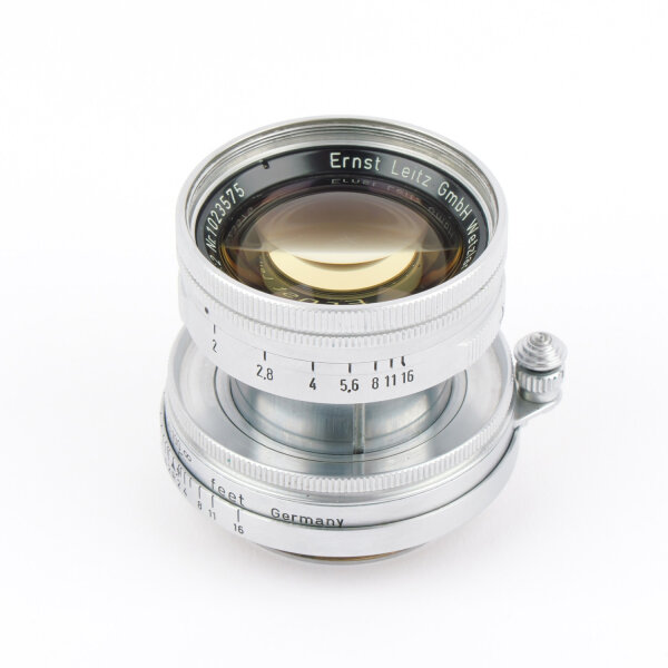 Leica Summicron 2/5cm Yellow Coating Thorium Glass M39