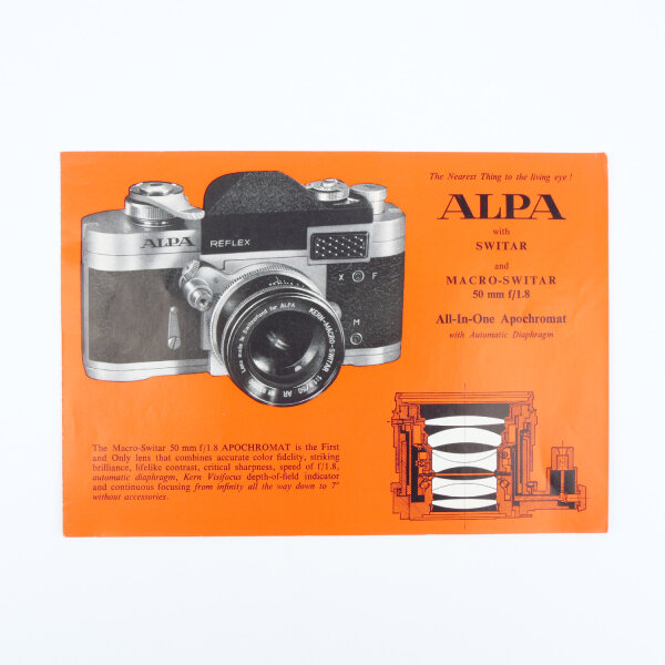 ALPA Kern-Macro-Switar 1.8/50mm AR