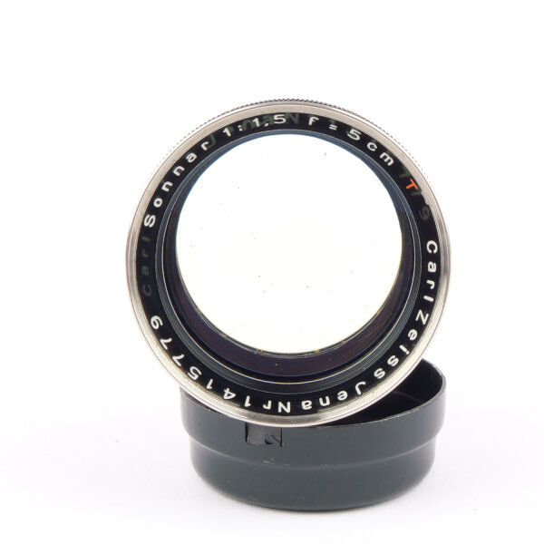 Zeiss Contax Black Nickel Sonnar 1.5/5cm Transitional T* Coated RARE