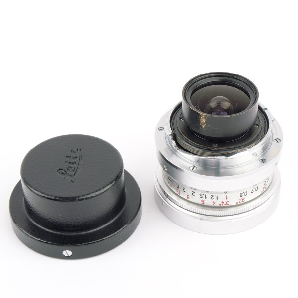 Leica Super-Angulon 3.4/21mm 11103 + 21mm Finder + 12501M Hood BOXED