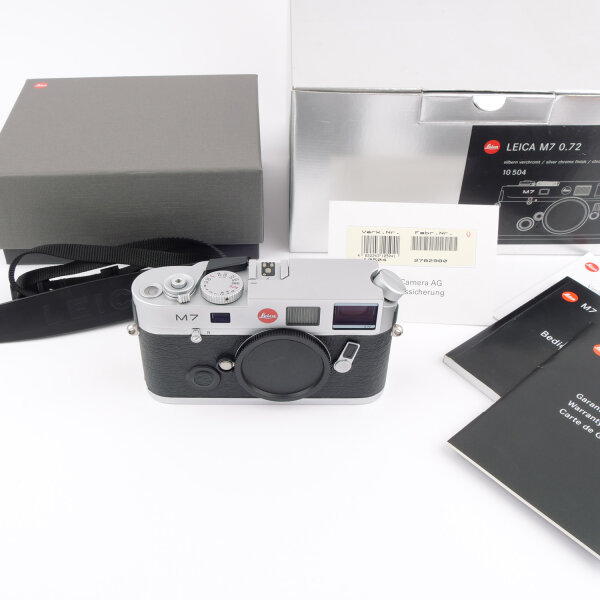 Leica M7 0,72 Chrome 10504 NEAR MINT BOXED