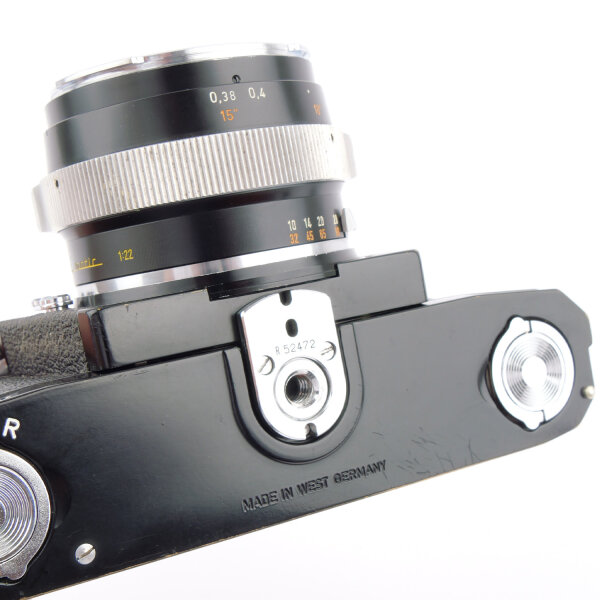 Zeiss Contarex Super Black Paint last version w. Planar 2/50mm