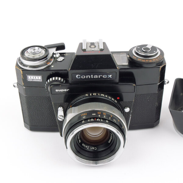 Zeiss Contarex Super Black Paint last version w. Planar 2/50mm