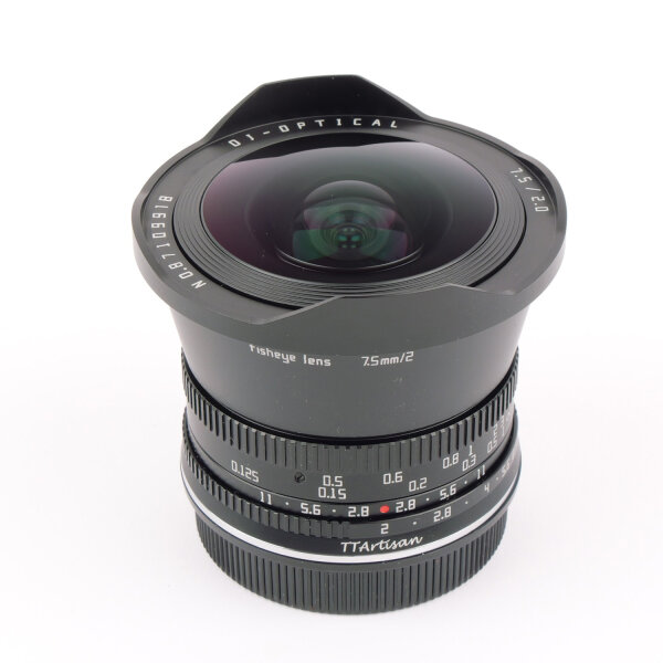 TTArtisans 2/7,5mm DJ-Optical FISHEYE LENS L-Mount Leica/Lumix MINT