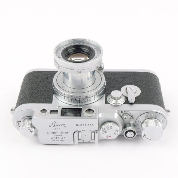 Leica IIIG w. Elmar 2.8/5cm 1957 NEAR MINT CLA