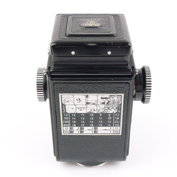 Rolleiflex Baby Black 4x4 w.Xenar 3.5/60mm NEAR MINT