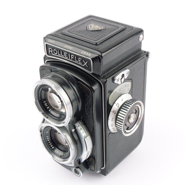 Rolleiflex Baby Black 4x4 w.Xenar 3.5/60mm NEAR MINT