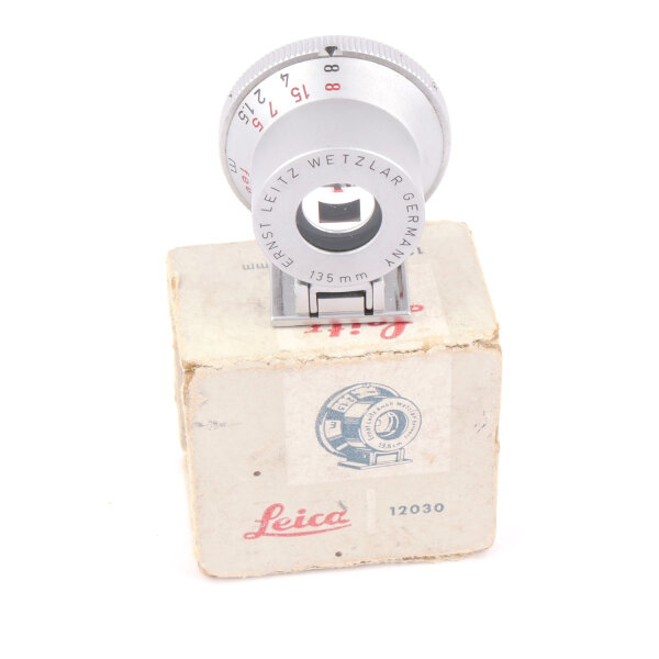 Leitz Leica 13,5cm Dual Scale SHOOC Viewfinder 135mm BOXED