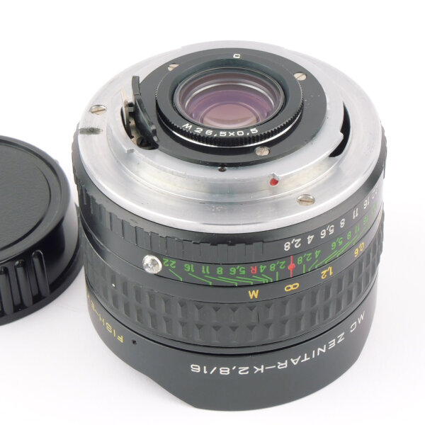 KMZ MC Zenitar-K 2.8/16 Fish-eye Pentax K USSR
