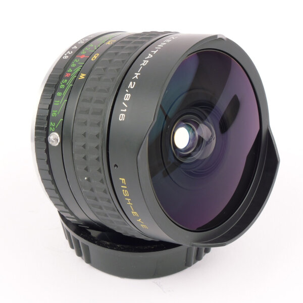 KMZ MC Zenitar-K 2.8/16 Fish-eye Pentax K USSR
