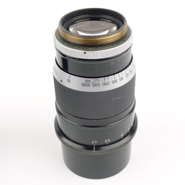 Leica Telyt 4.5/20cm M39 w. PLOOT Reflex Mirror Housing + LVFOO 5x Magnifier