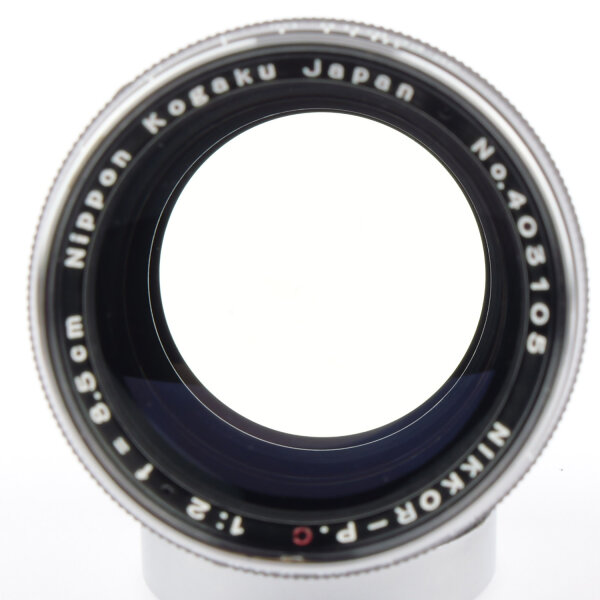 Nippon Kogaku Nikkor PC 2/85mm Black Chrome LTM M39 MINT
