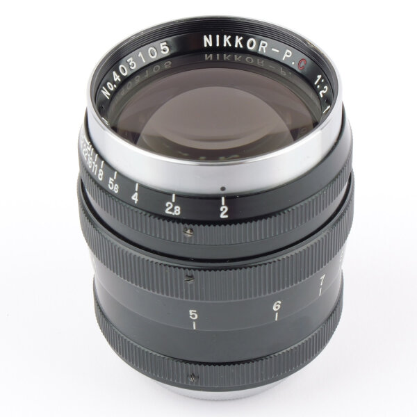 Nippon Kogaku Nikkor PC 2/85mm Black Chrome LTM M39 MINT