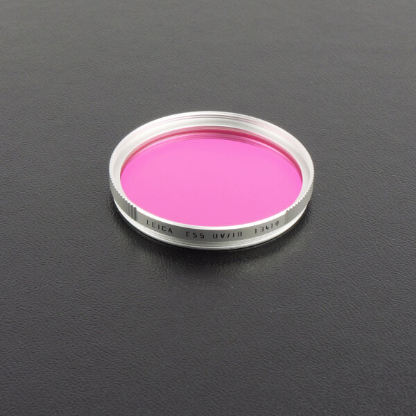 Leica Filter E 55 UV/IR silver 13419 NOS MINT