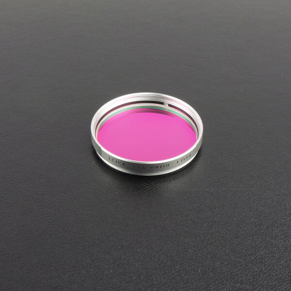 Leica Filter E46 UV/IR silver 13418 NOS MINT