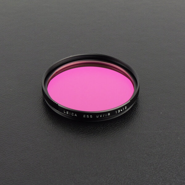 Leica Filter E55 UV/IR silver 13413 NOS MINT