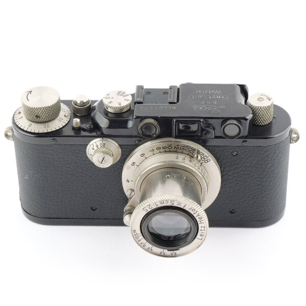 Leica III mod. F black nickel Hektor 2.5/50mm