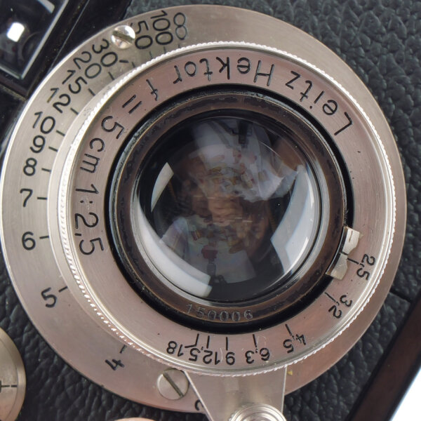 Leica III mod. F black nickel Hektor 2.5/50mm