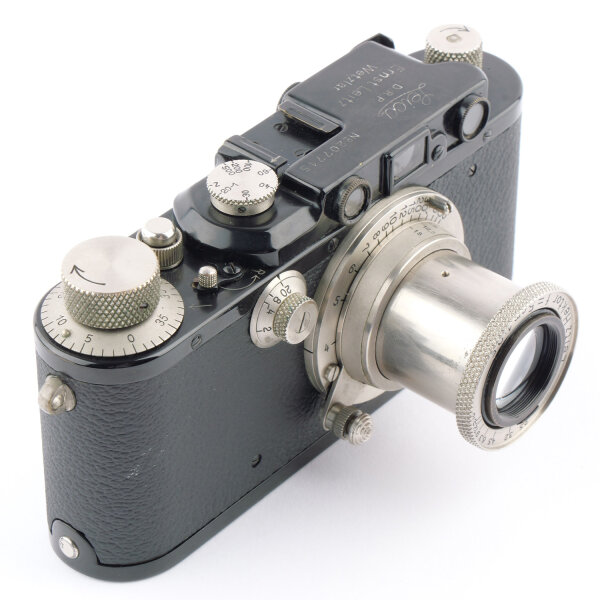 Leica III mod. F black nickel Hektor 2.5/50mm
